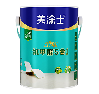 白竹炭抗甲醛 5 合 1 墙面漆-装修漆知名品牌加盟-广东乳胶漆厂家