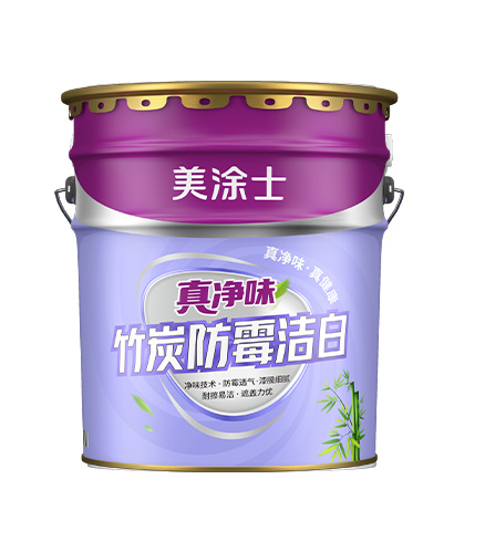 真净味竹炭防霉洁白墙面漆
